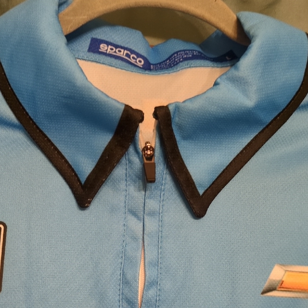 Nascar Blue and Black Racing Jersey - Picture 10 of 11